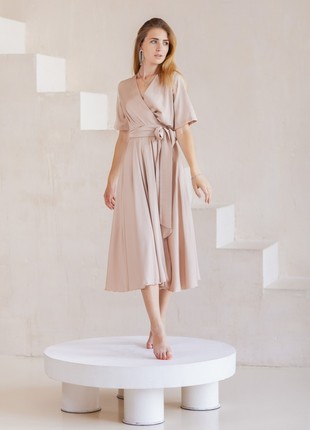 Silk midi dress for smell3 photo