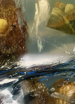 Abstract oil painting Waterfall Anatoly Borisovich Tarabanov nTar52