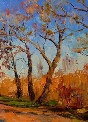 Oil painting On a walk /  Serdyuk Boris Petrovich nSerb23