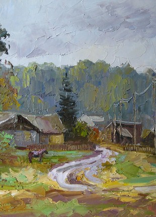 Oil painting Rainy day / Serdyuk Boris Petrovich  nSerb29