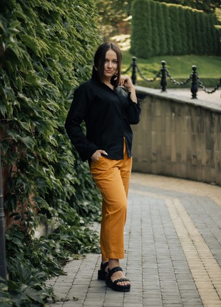A set of a long shirt and classic pants3 photo
