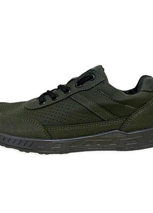 Sneakers man's bromen dark green (bn-40)2 photo