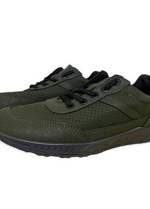 Sneakers man's bromen dark green (bn-40)3 photo