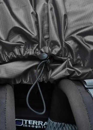 Raincover for backpack Synevyr XL 100 l. Dark grey6 photo