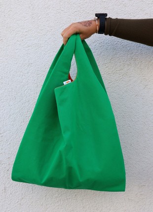 "Morti" large shopper bag for shopping, handmade. Tote bag.2 photo