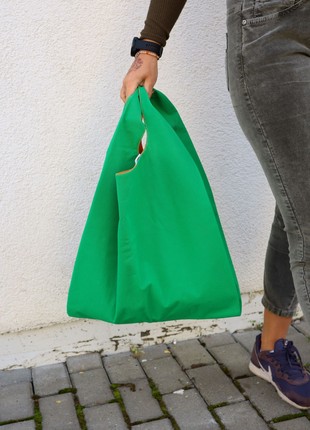 "Morti" large shopper bag for shopping, handmade. Tote bag.4 photo