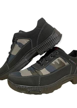 Sneakers man's kluchkovskyy camouflage demi-season (kl-74)5 photo