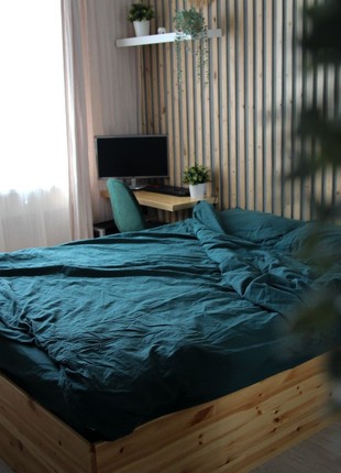 LEGLO SMARAGD BOILED COTTON BEDDING SET  Full2 photo