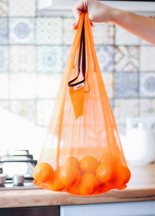 Set "Market", 6 tote mesh Bags for products, handmade. String bag, packing, bag.4 photo