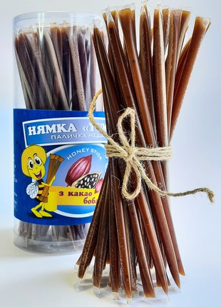 Honey stick Cocoa beans (chocolate) "Yummy", 10 grams (100 pieces)