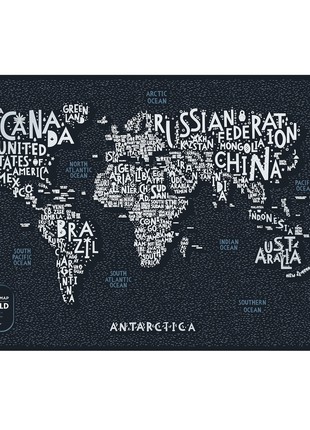 Scratch-off Travel Map® LETTERS World5 photo