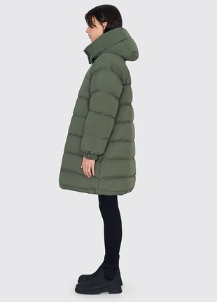 Puffer coat “Twin” khaki4 photo
