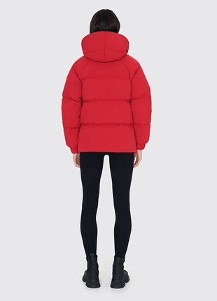 Puffer coat “Montana” red4 photo
