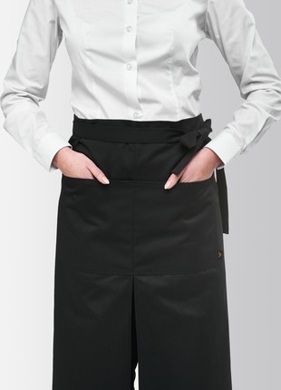 Waist Apron Long Black2 photo
