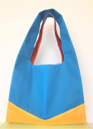 The biggest shopper Rick "Ukraine" in patriotic colors, bag handmade.1 photo