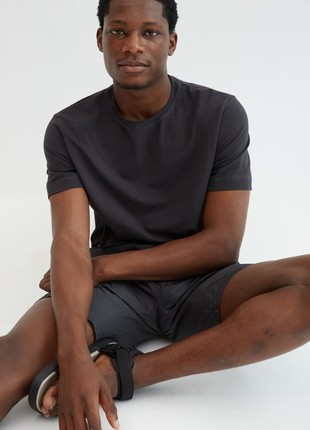 ANTHRACITE BASIC MAN T-SHIRT| COTTON 190 GSM6 photo
