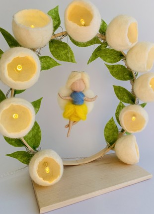Table lamp night light - a cute addition to the interior, a flashlight for sleeping, housewarming gifts, an angel, a charm for the home6 photo