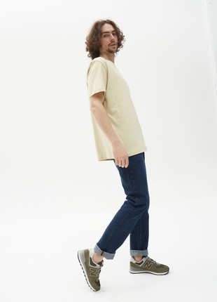 LIME BASIC MAN T-SHIRT| COTTON 190 GSM | Relaxed-fit & Regular-fit classic t-shirt4 photo