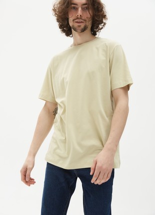 LIME BASIC MAN T-SHIRT| COTTON 190 GSM | Relaxed-fit & Regular-fit classic t-shirt2 photo