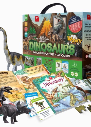 SET DINOSAURS with augmented reality3 photo