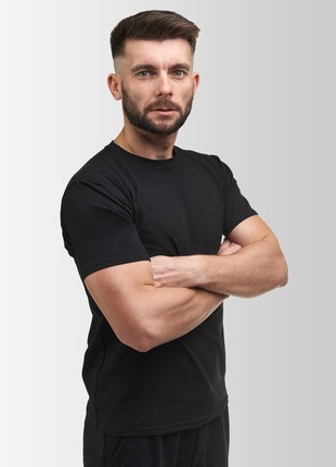 Men's classic T-shirt Vsetex Black4 photo