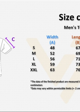 Men's classic T-shirt with Trident Vsetex Black5 photo