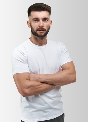 Men's classic T-shirt Vsetex White4 photo