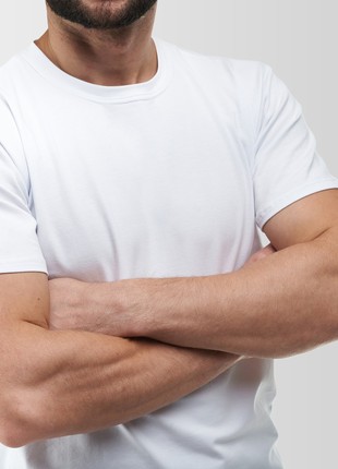 Men's classic T-shirt Vsetex White2 photo