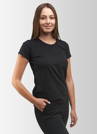 Women's classic T-shirt Vsetex Black1 photo