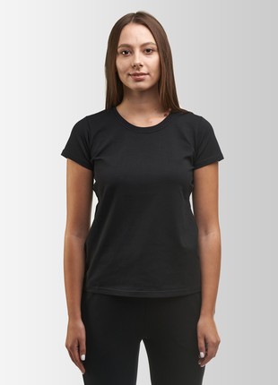 Women's classic T-shirt Vsetex Black4 photo
