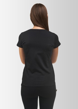 Women's classic T-shirt Vsetex Black5 photo