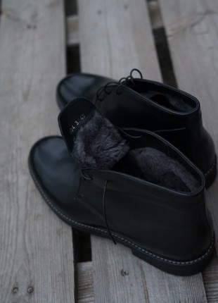 Chuka style boots on natural fur - Ikos 3768 photo