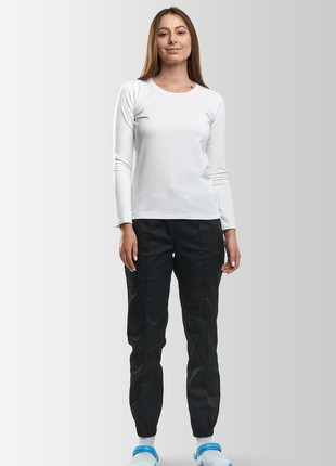 Women's Long-Sleeve T-Shirt Vsetex White2 photo