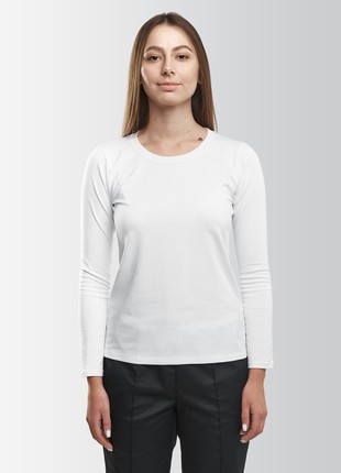 Women's Long-Sleeve T-Shirt Vsetex White4 photo