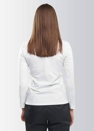 Women's Long-Sleeve T-Shirt Vsetex White5 photo