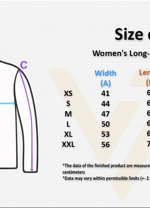 Women's Long-Sleeve T-Shirt Vsetex Black6 photo