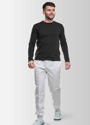 Men's Long-Sleeve T-Shirt Vsetex Black1 photo