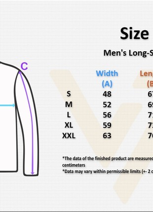 Men's Long-Sleeve T-Shirt Vsetex Black5 photo