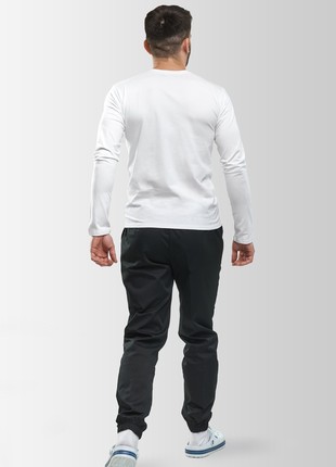 Men's Long-sleeve T-Shirt Vsetex White3 photo