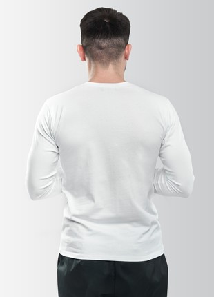 Men's Long-sleeve T-Shirt Vsetex White5 photo