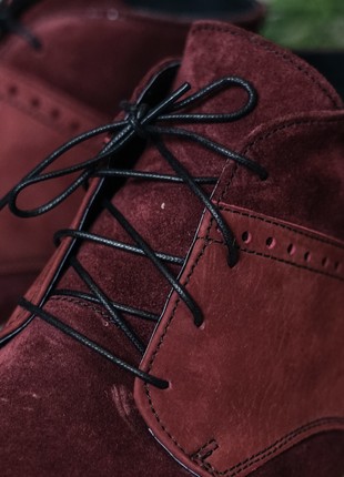 Winter men's burgundy sneakers. Choose stylish VadRus 152 boots!3 photo