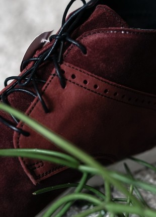 Winter men's burgundy sneakers. Choose stylish VadRus 152 boots!6 photo