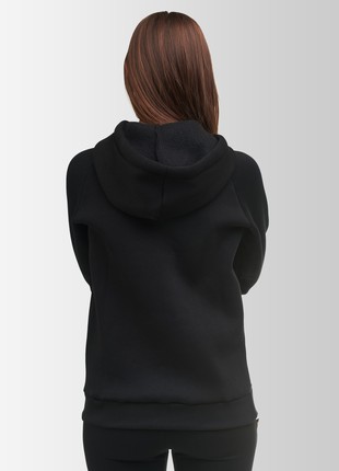 Hoodies Warm Unisex Vsetex Black6 photo