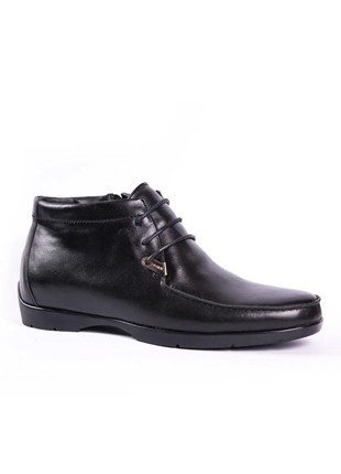 Neat winter shoes for men. Black Boots "Solo Man Z 2"1 photo