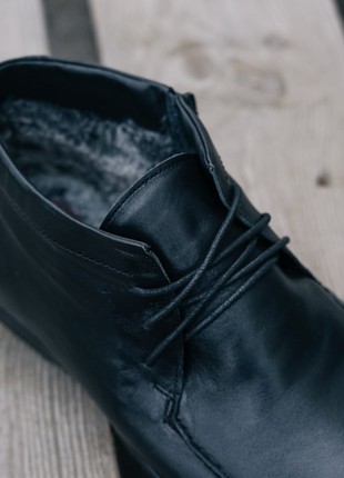 Neat winter shoes for men. Black Boots "Solo Man Z 2"6 photo