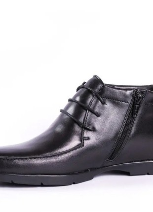 Neat winter shoes for men. Black Boots "Solo Man Z 2"2 photo