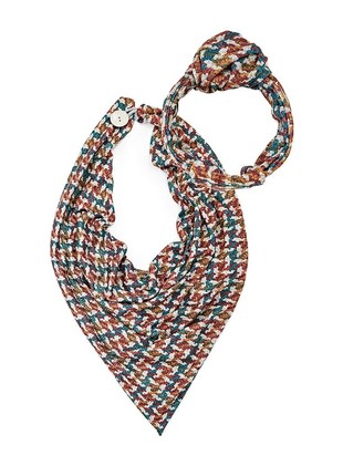 Stylish scarf double-sided scarf with original clasp, unisex4 photo