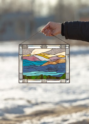 Mount Washington stained glass panel3 photo