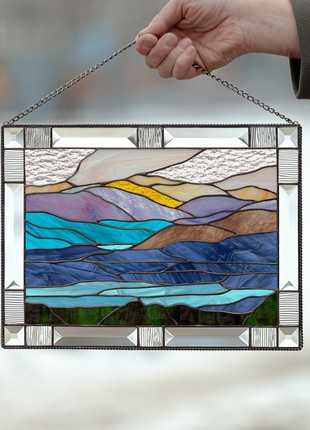 Mount Washington stained glass panel5 photo
