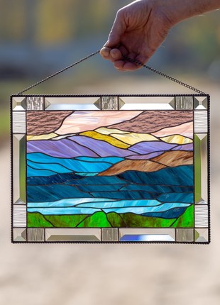 Mount Washington stained glass panel6 photo